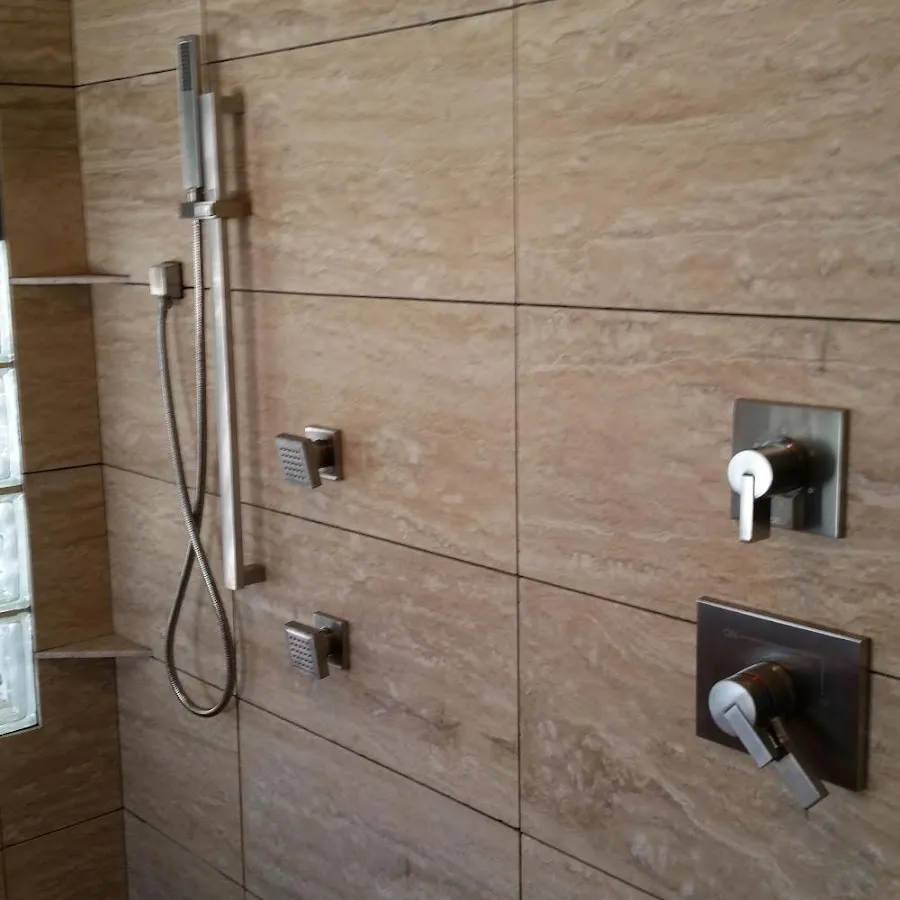 Shower fixture installation for Water Heater Replacement in Pasadena